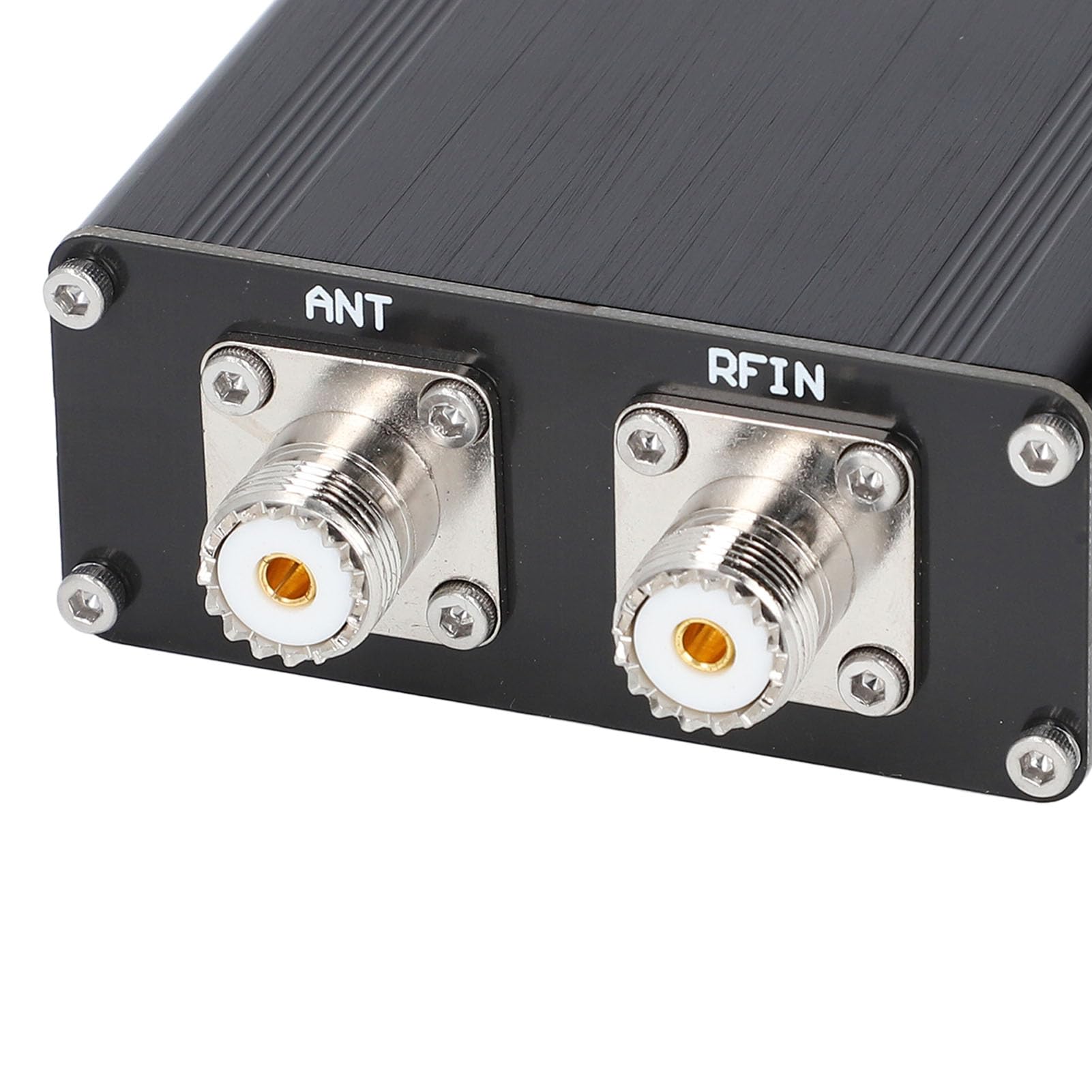 Dpofirs Tuner D'antenne à Ondes Courtes Haute Performance, Charge de Type C en Alliage D'aluminium ATU 100 Pro + pour Les Opérateurs de Radio Amateur