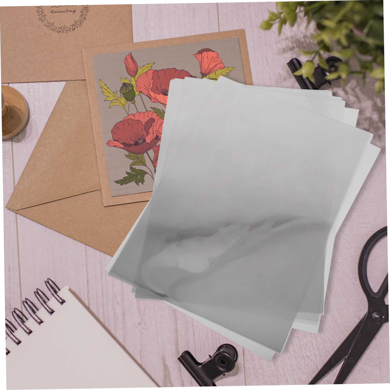 100pcs Transparent Exposure Film Photosensitive Film Seal Film Thermal Insulation Film Practical Film High Transparency Film Seal Supplies Seal Material Practical Stamp Film