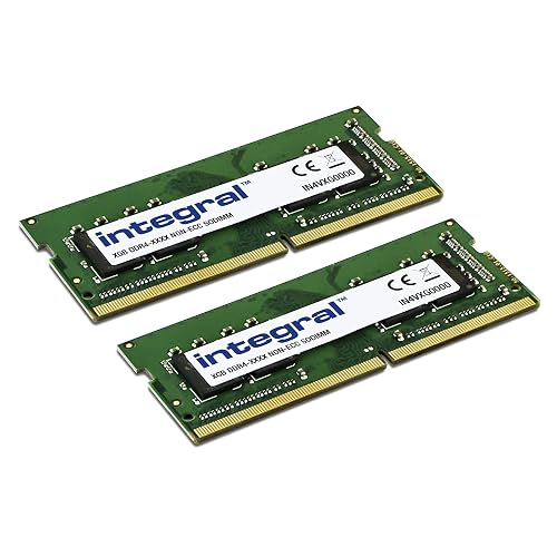 Integral 32GB (2 x 16GB) DDR4 RAM 2400MHz PC4-19200 SODIMM Laptop/Notebook/MacBook Memory Module Kit