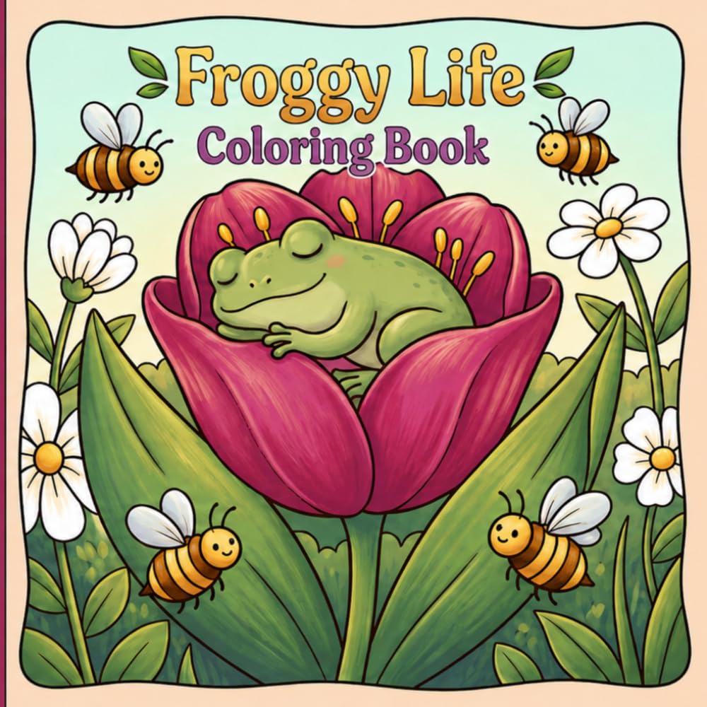 Froggy Days: Coloring Book