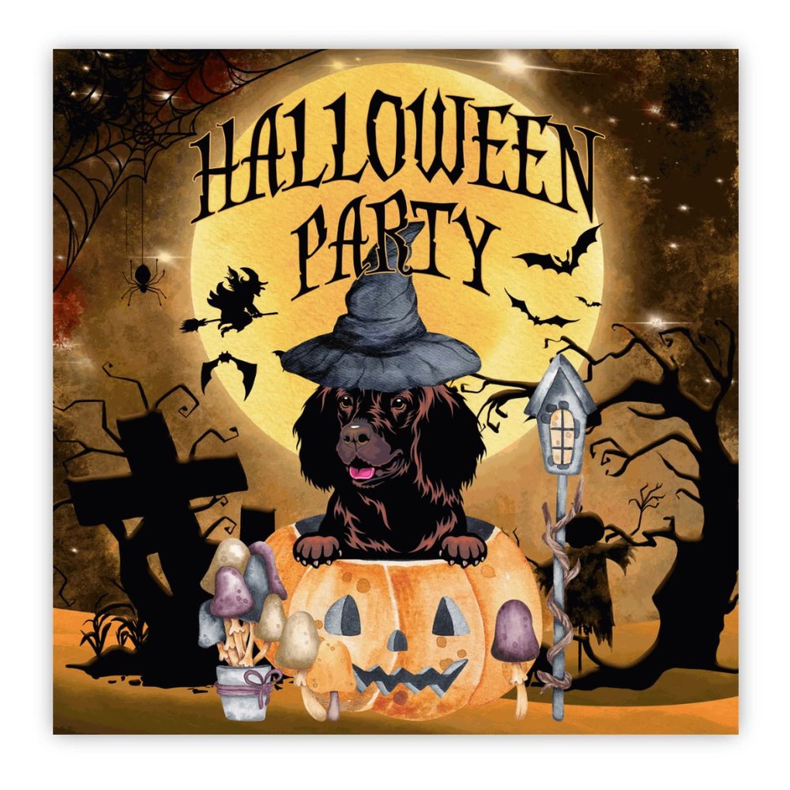 Panneau en bois de citrouille Halloween massif pour mur chic
