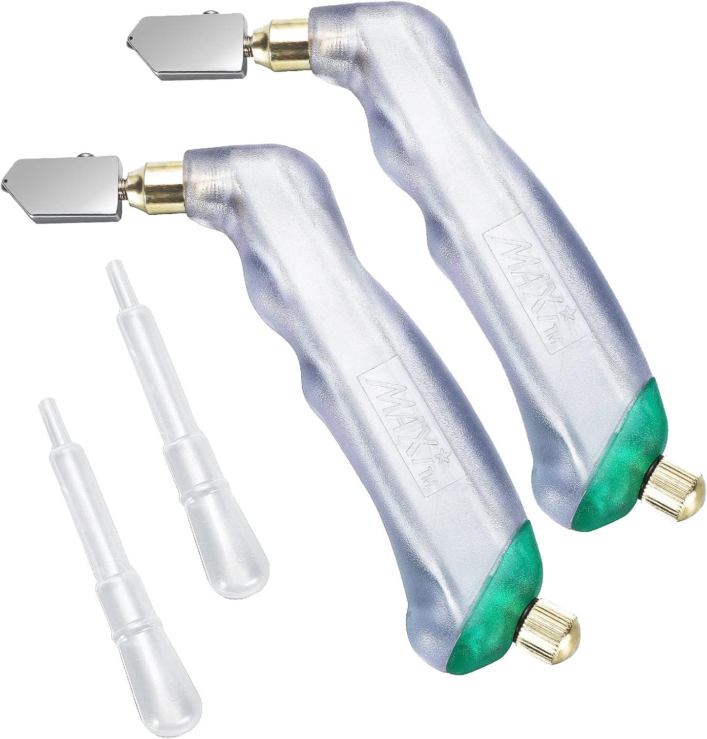 NewShark Glass Cutter Pistol Grip (2mm-20mm), Ergonomic Grip Tungsten Carbide Glass Cutting Tools with Oil Reservoir, Perfect for Glass Cutting/Tiles/Mirror/Mosaic/Window