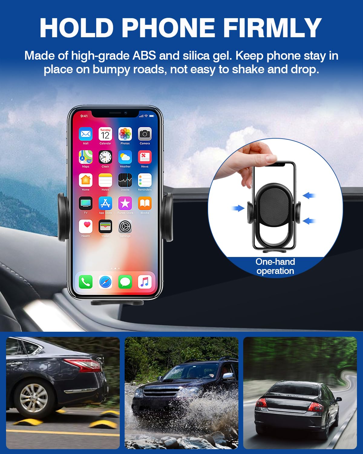 Car Phone Holder For Lexus RX 2023-2025 With 14-inch Screen - Gravity Mount