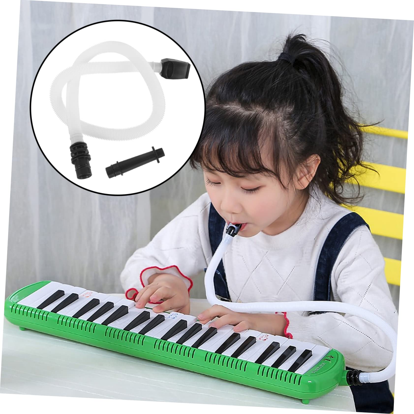ifundom 3pièces Tube De Remplacement Pour Melodica Accessoires De Musique Tube Flexible Pour Pianica Clés Pratique Pour Étudiants Et Adultes Installation Facile