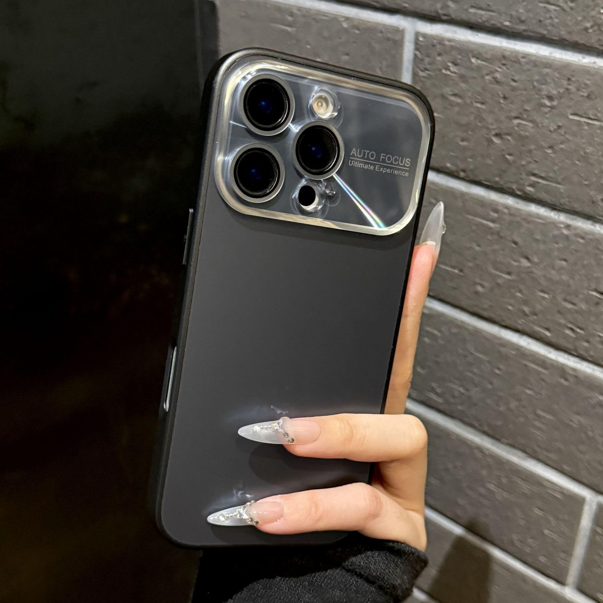 Coque fine iPhone 17 gel caoutchouc souple TPU noir mat - 3