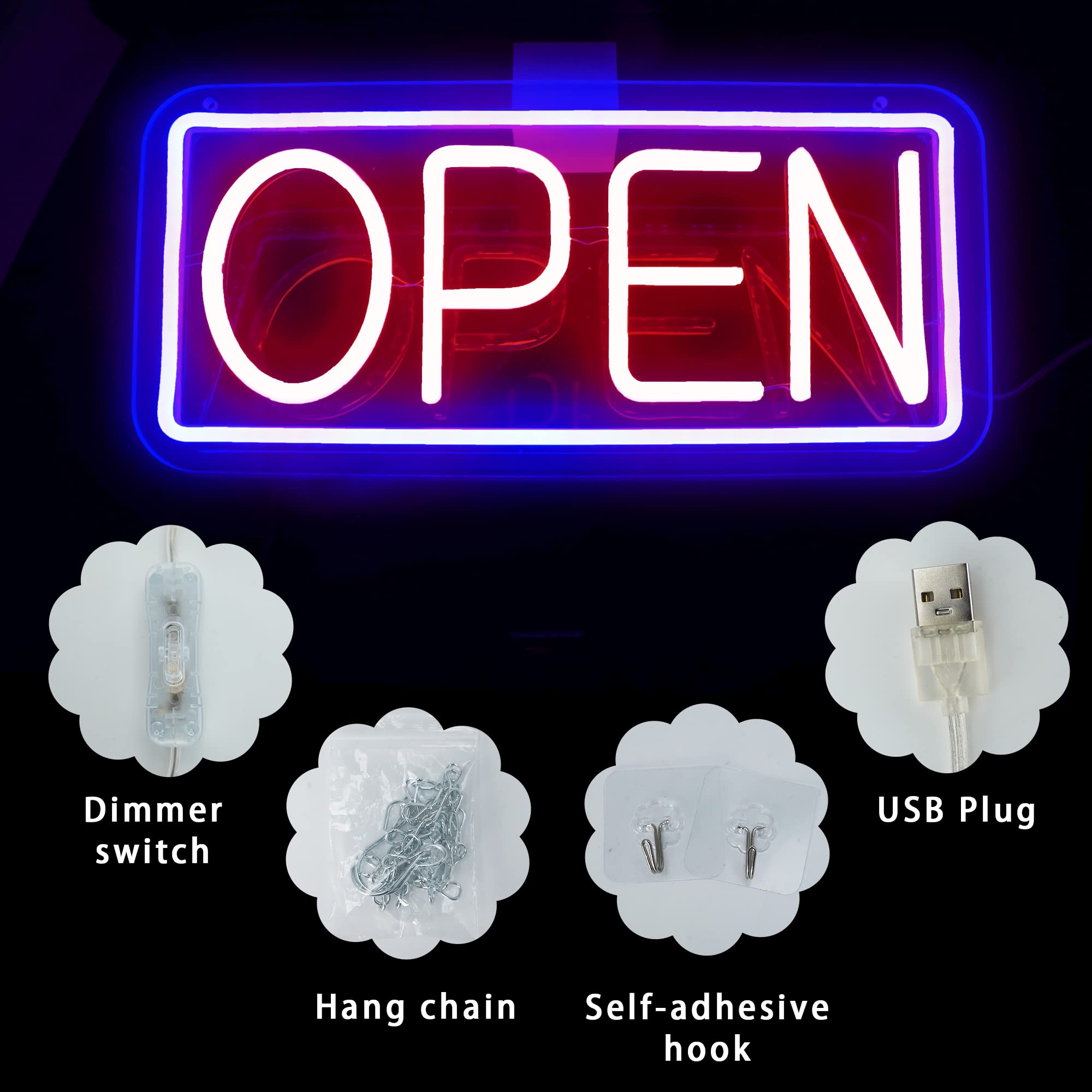 Barra A LED Aperta Insegne Al Neon Luci Per Pub Bar Camera Da Letto Lampada Da Atmosfera Appesa A Parete Batteria USB Casa Festa Di Natale Arredamento Della Stanza  39 - 2