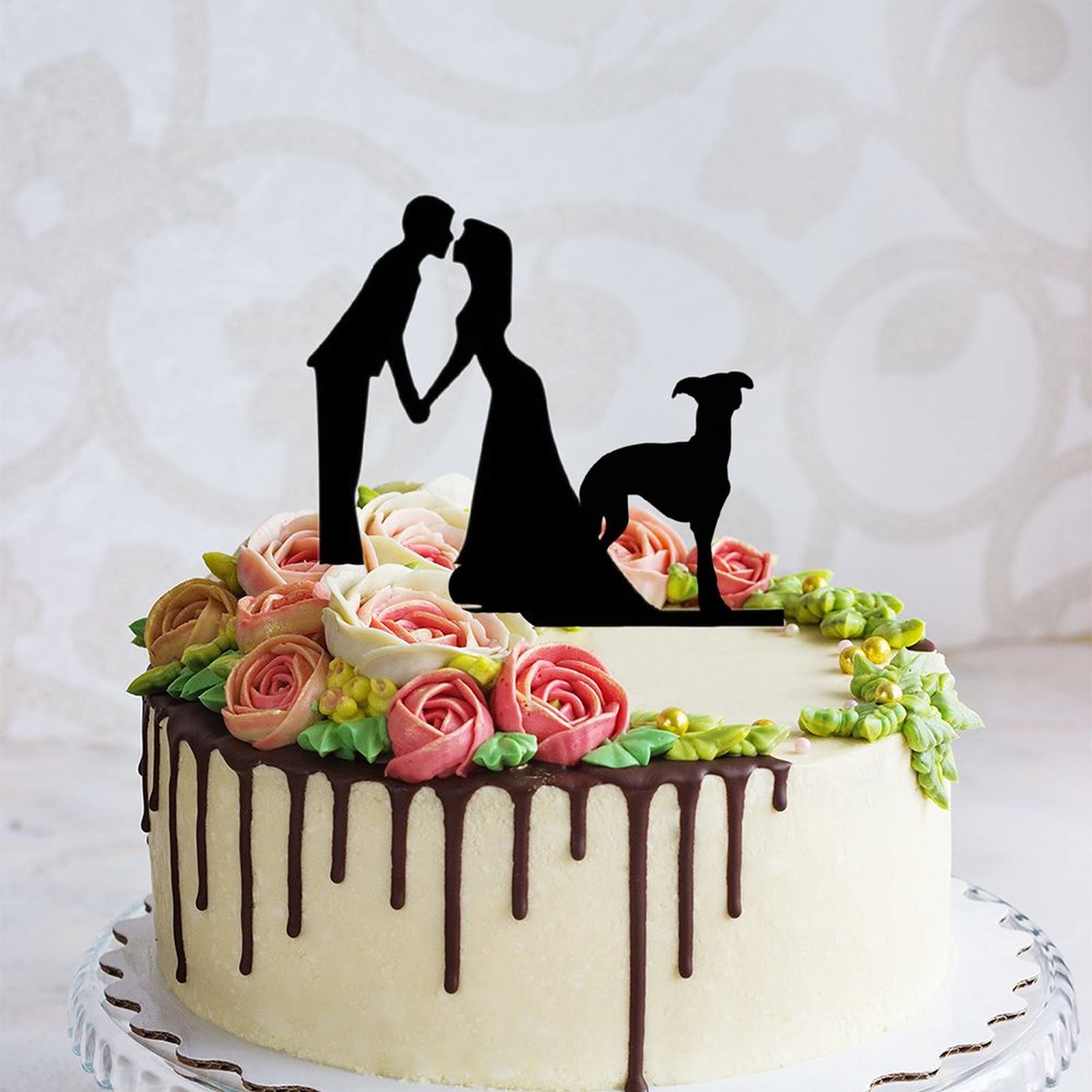 Dog With Wedding Toppers Wedding Pugs Cake Toppers
