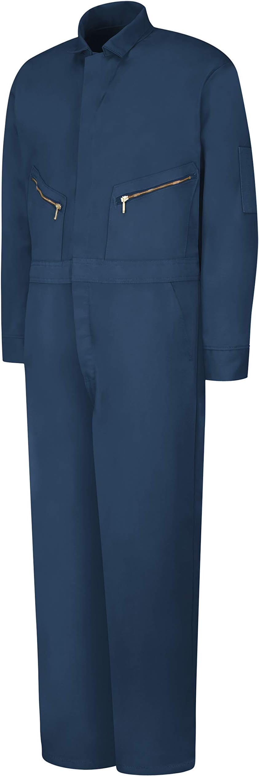 Red Kap mens Zip-front Cotton Coverall, Navy, 48 Tall