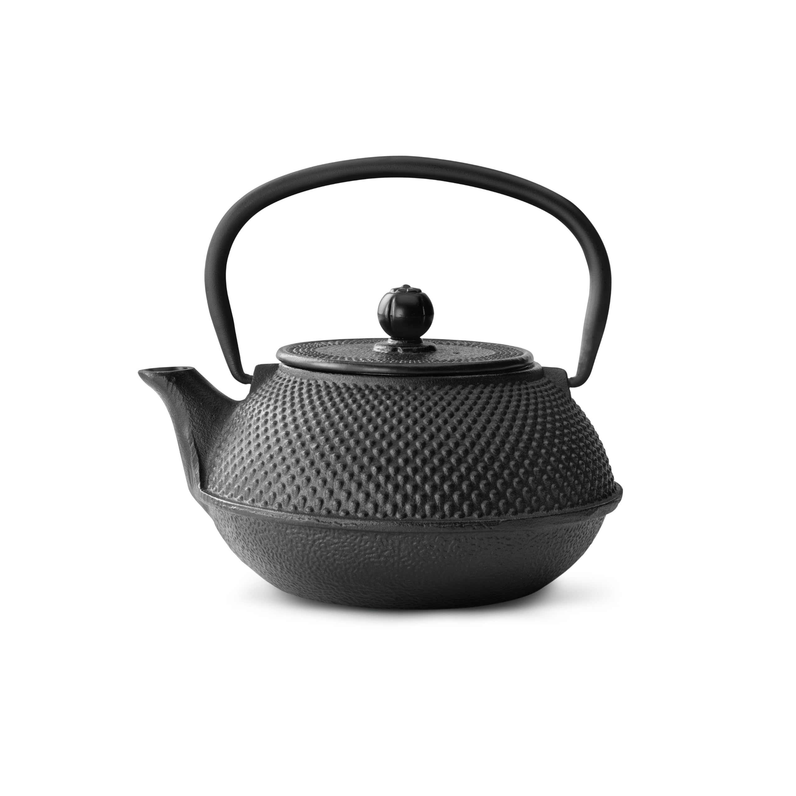 Bredemeijer Theiere Avec Infuseur Thé Japonaise Jang 0,8 Litres - Noir | Théière avec Infuseur en Fonte Isotherme, Intérieur Émaillé et Bec Anti-Goutte