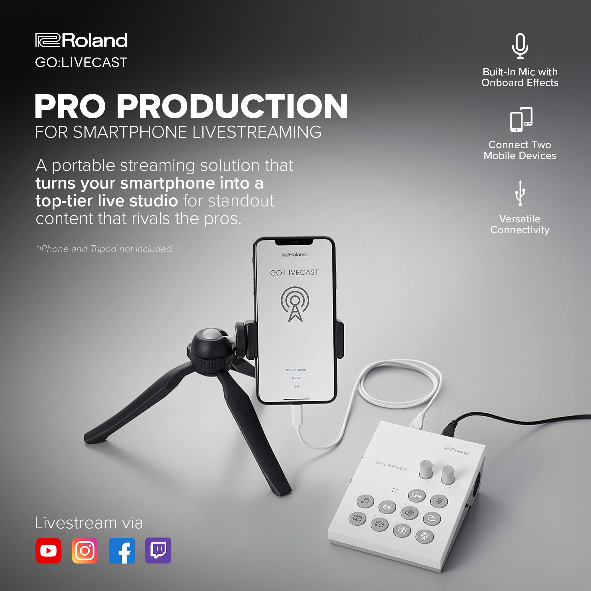 Amazon.co.jp: ローランド Live Streaming studio for Smartphones