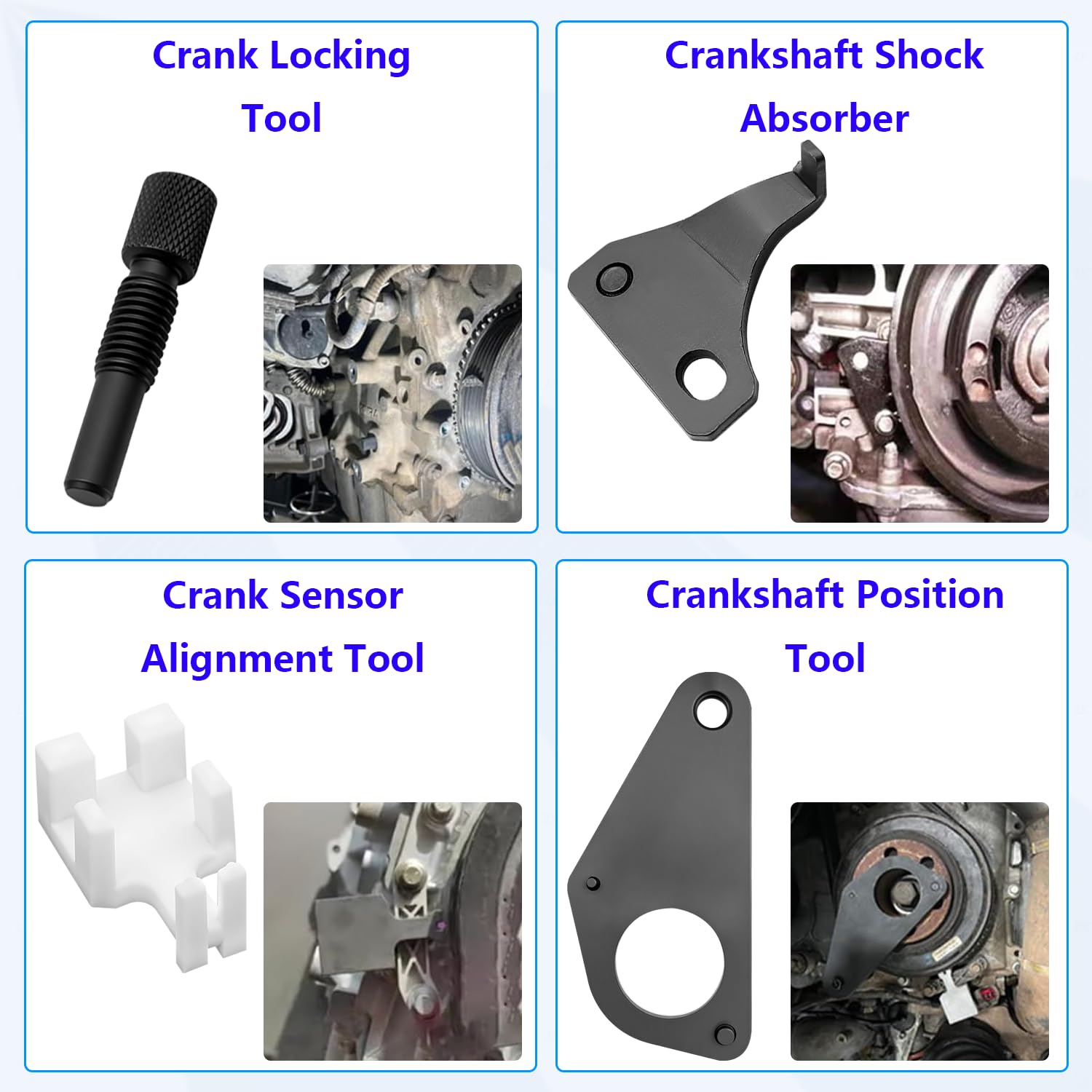 ZKTOOL Outil de Calage d'arbre à Cames pour Ford Volvo Land Rover