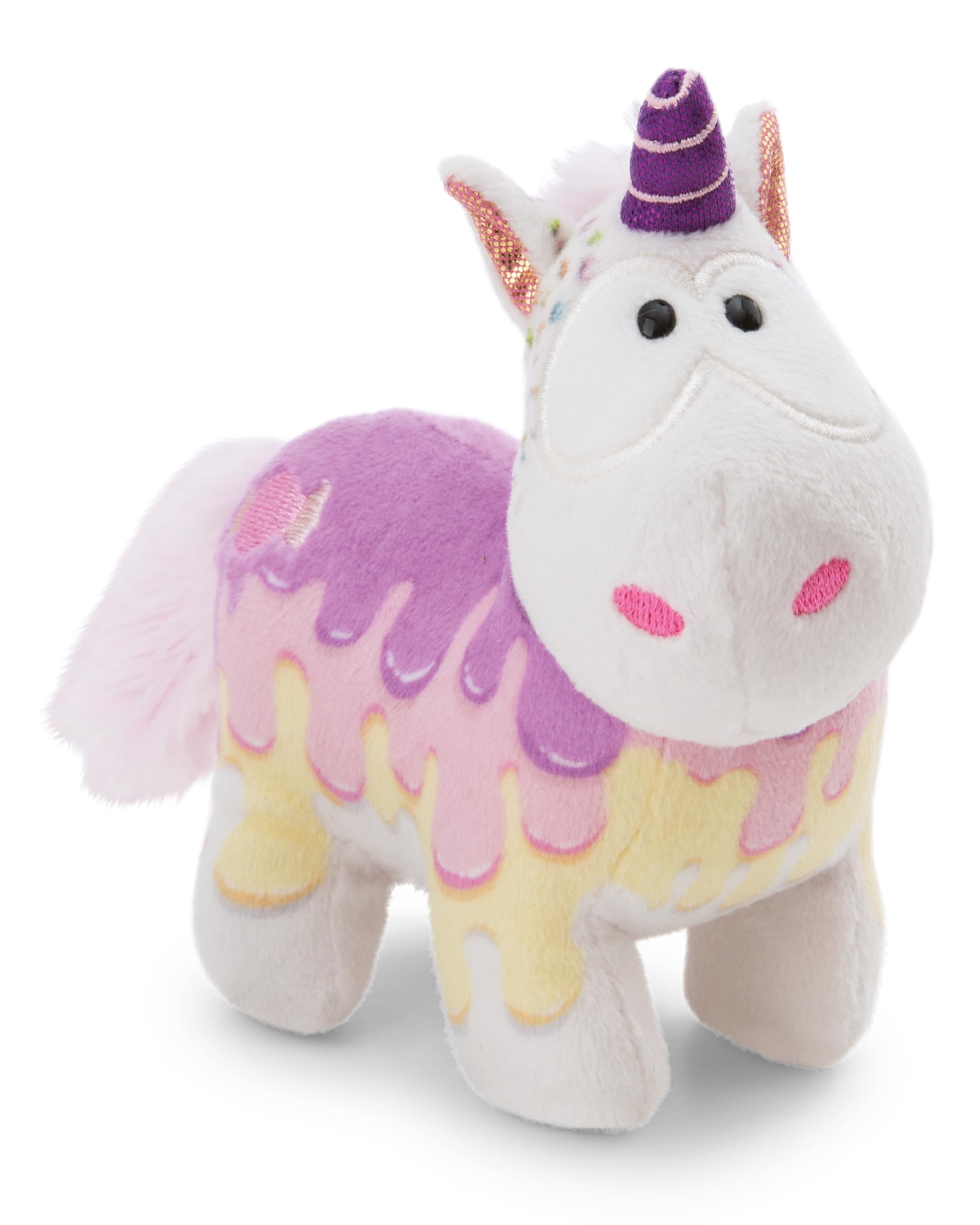 NICI Cuddly Unicorn Sweety Rainbow 13 cm, White, Soft Plush Toy, Cute Stuffed Toy for Cuddling & Playing With, Great Gift Idea for Children and Adults - 61904