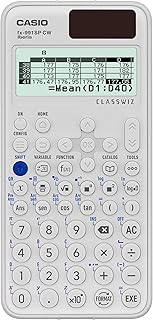 Casio FX-991SP CW Calculadora científica, recomendada para o curriculum espanhol e português, 5 idiomas, mais de 560 funções, solar, cor branca
