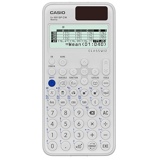 Casio - Calculadora Científica Fx-991Spx Ii En Oferta Casio Fx-991Sp Cw - Calculadora Científica, Recomendada Para El Curriculum Español Y Portugués, 5 Idiomas, Más De 560 Funciones, Solar, Color Blanco