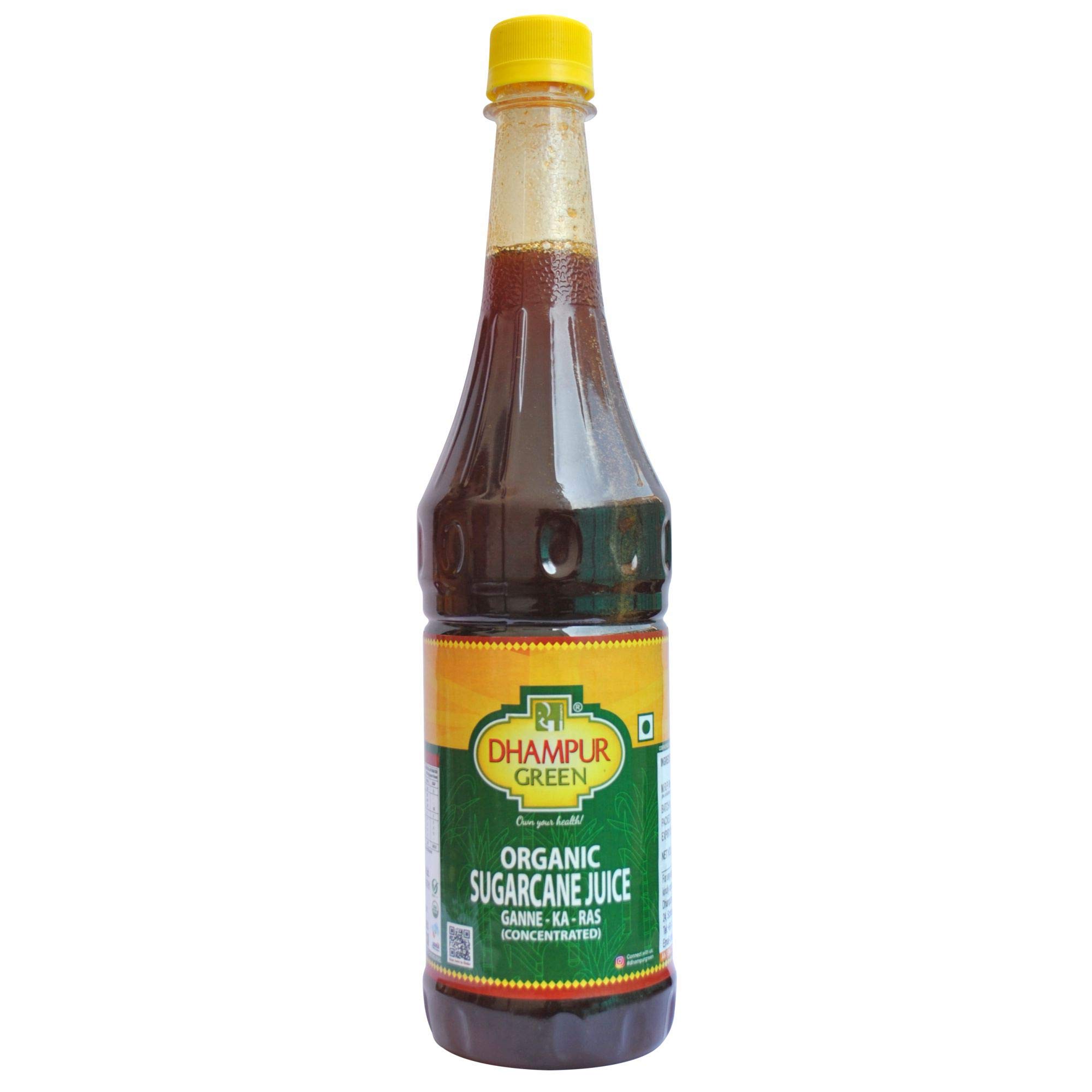 Dhampure Speciality Organic Sugarcane Juice, 735Ml | Classic Ganne Ka Ras (Concentrated) |