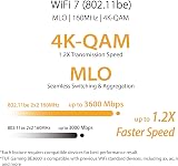 ASUS TUF-BE3600 V2 - Routeur Gaming Wi-FI 7 - Double Bande, 4K-QAM, Port 2.5Gbps, Mode Jeu Mobile, Support Mesh WiFi, Gear Accelerator, Adaptive QoS, Port Forwarding, Mobile Tethering - 2