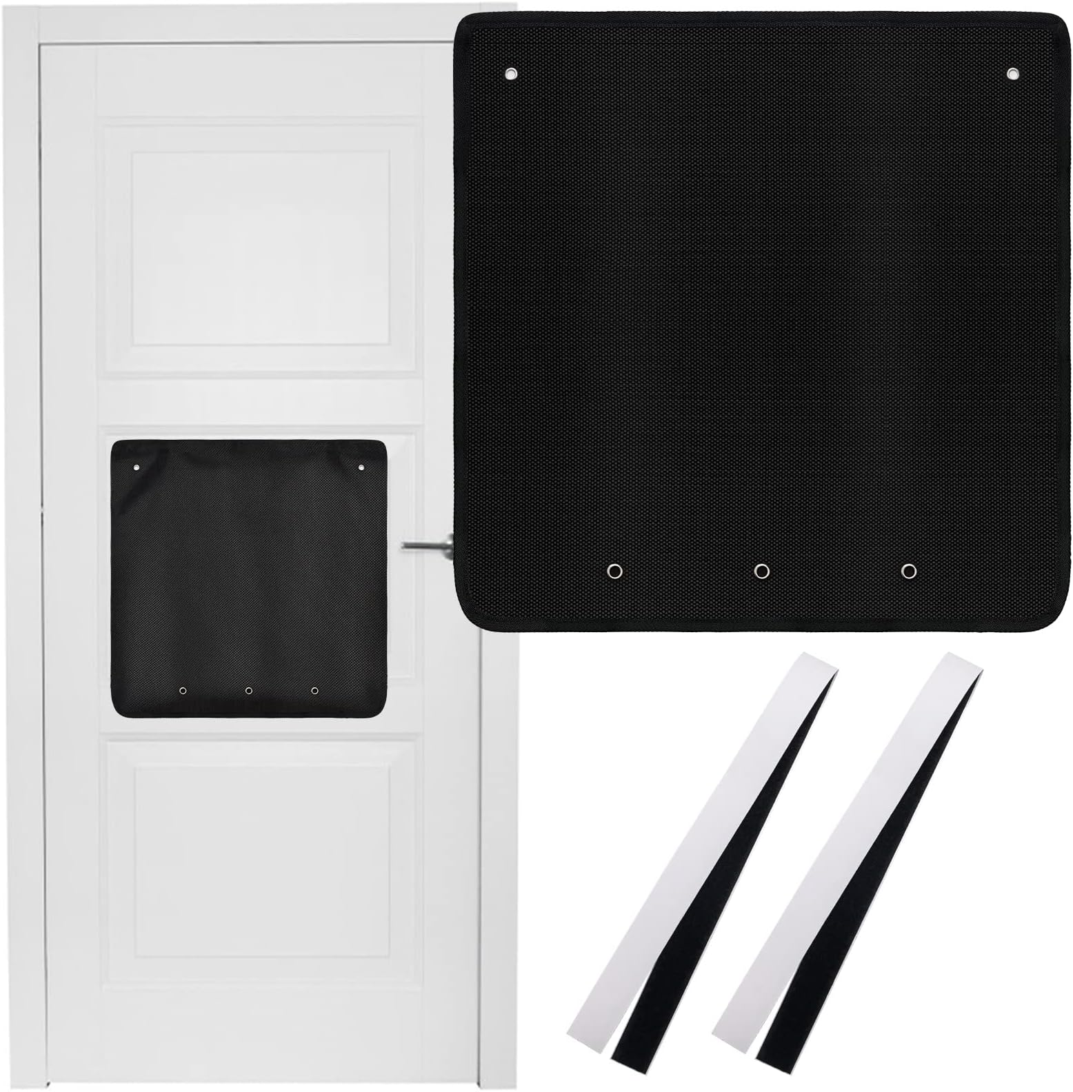 Hoedia Letter Box Catcher, Letterbox Cage Alternative for All Mail, Letters Post, Small Packages, Magazines - Mail Catcher for Letterboxes Indoor 900D Oxford with Strong Adhesive Post Catcher