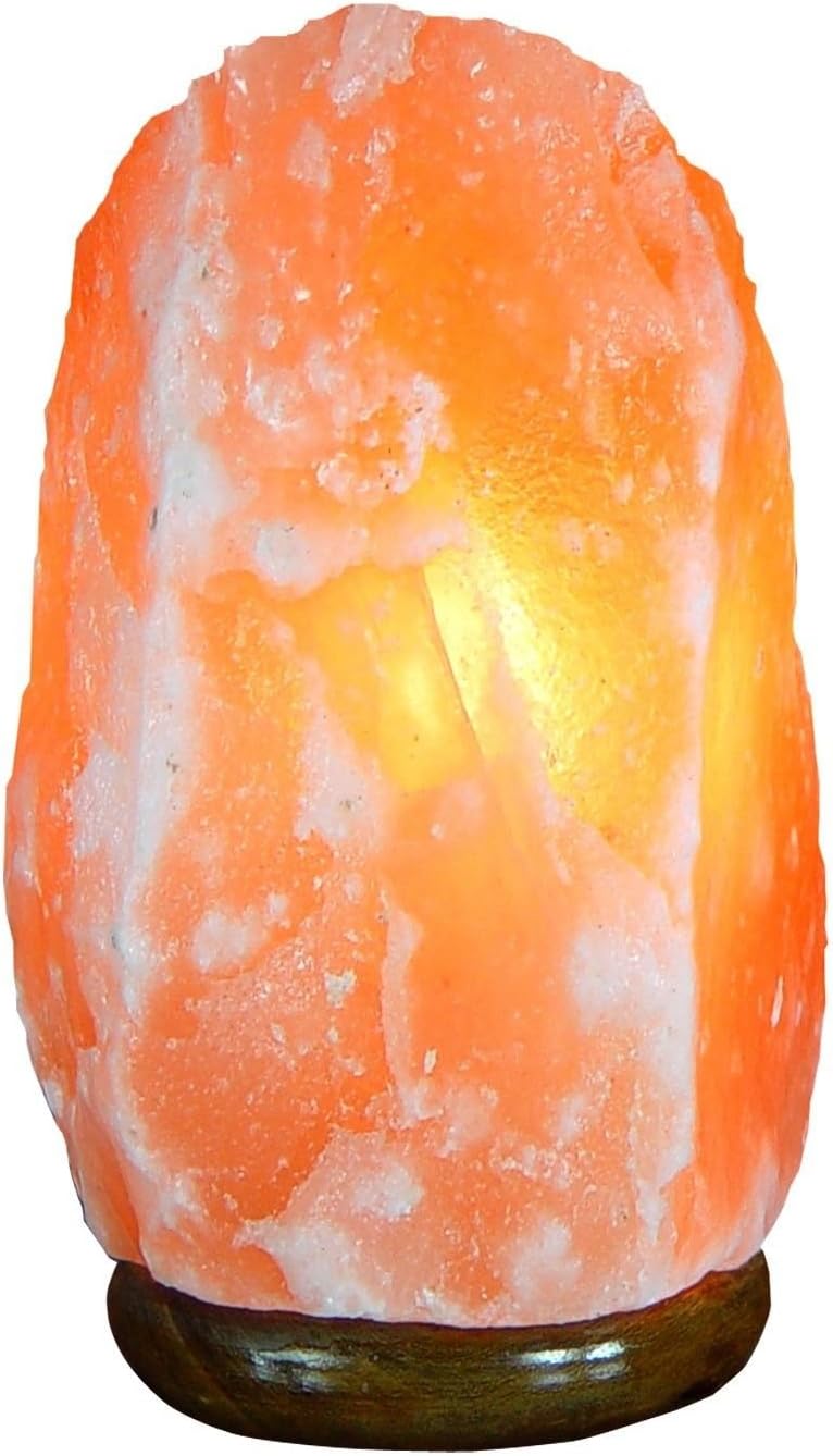 Himalayan Salt Lamp Natural Air Purifier Ionic Rock Light Crystal Tower 4 ~ 6 Lbs, High 6.6 inch