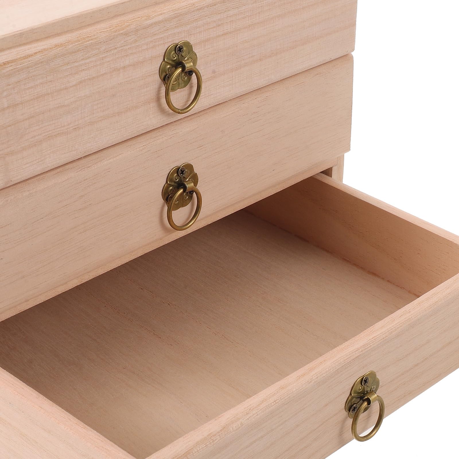 Caja para pasteles de té Pu erh con 3 cajones, organizador de almacenamiento de madera para té Pu erh, bandeja para amantes del, organizador de escritorio multiusos para la oficina