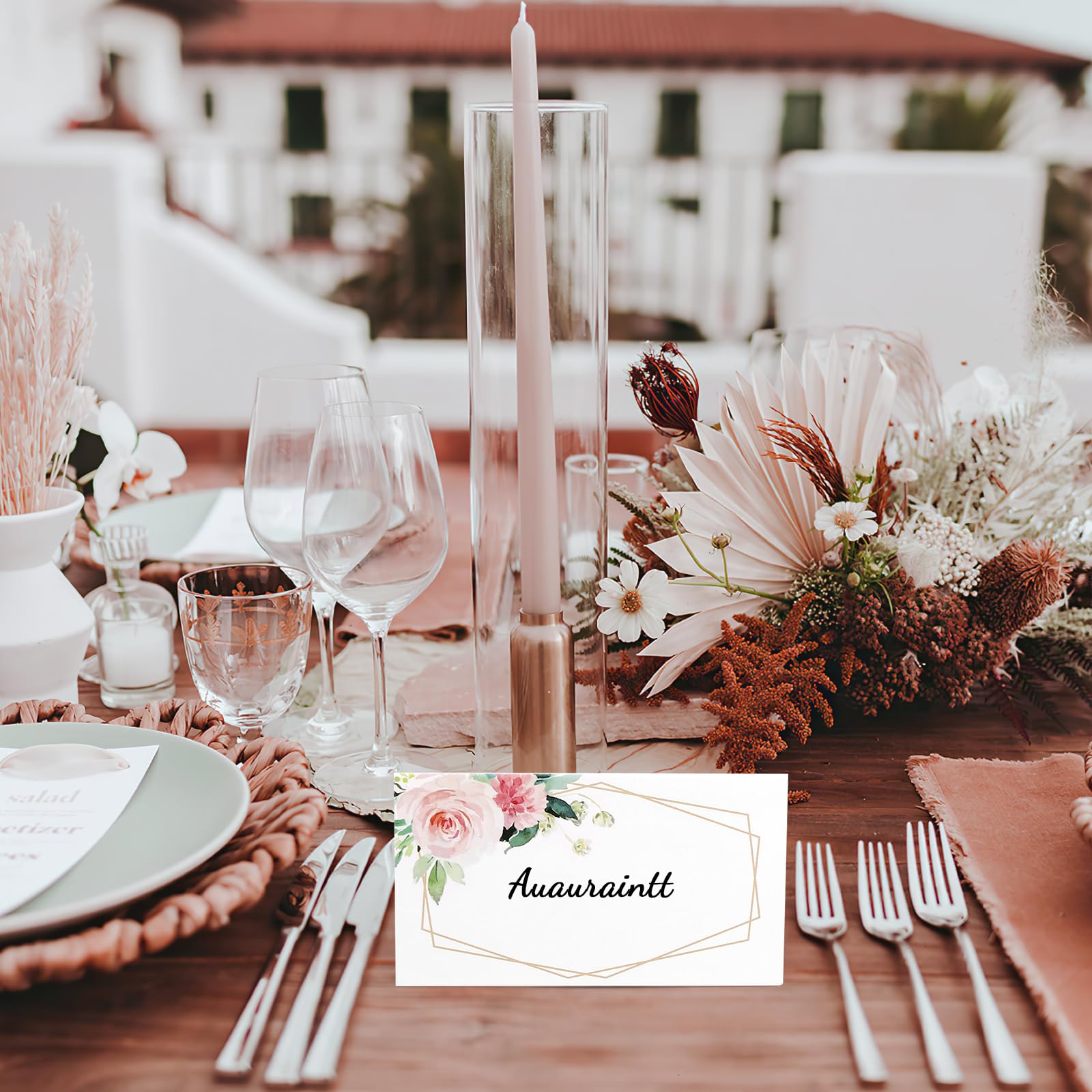 Tarjetas De Lugar, Tarjeta De Mesa Nombre, 50 Piezas Tarjetas De Mesa Blanco, Tarjetas De Lugar En Blanco, Tarjetas De Asiento, Tarjetas De Mesa,para Fiesta De Boda Comunión Bautizo Cumpleaños Navidad