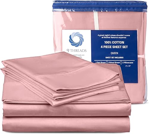 Sábanas de 400 hilos 100% satén de algodón con bolsillo profundo, sábanas frescas y fuertes de algodón (azul claro, tamaño King (estándar