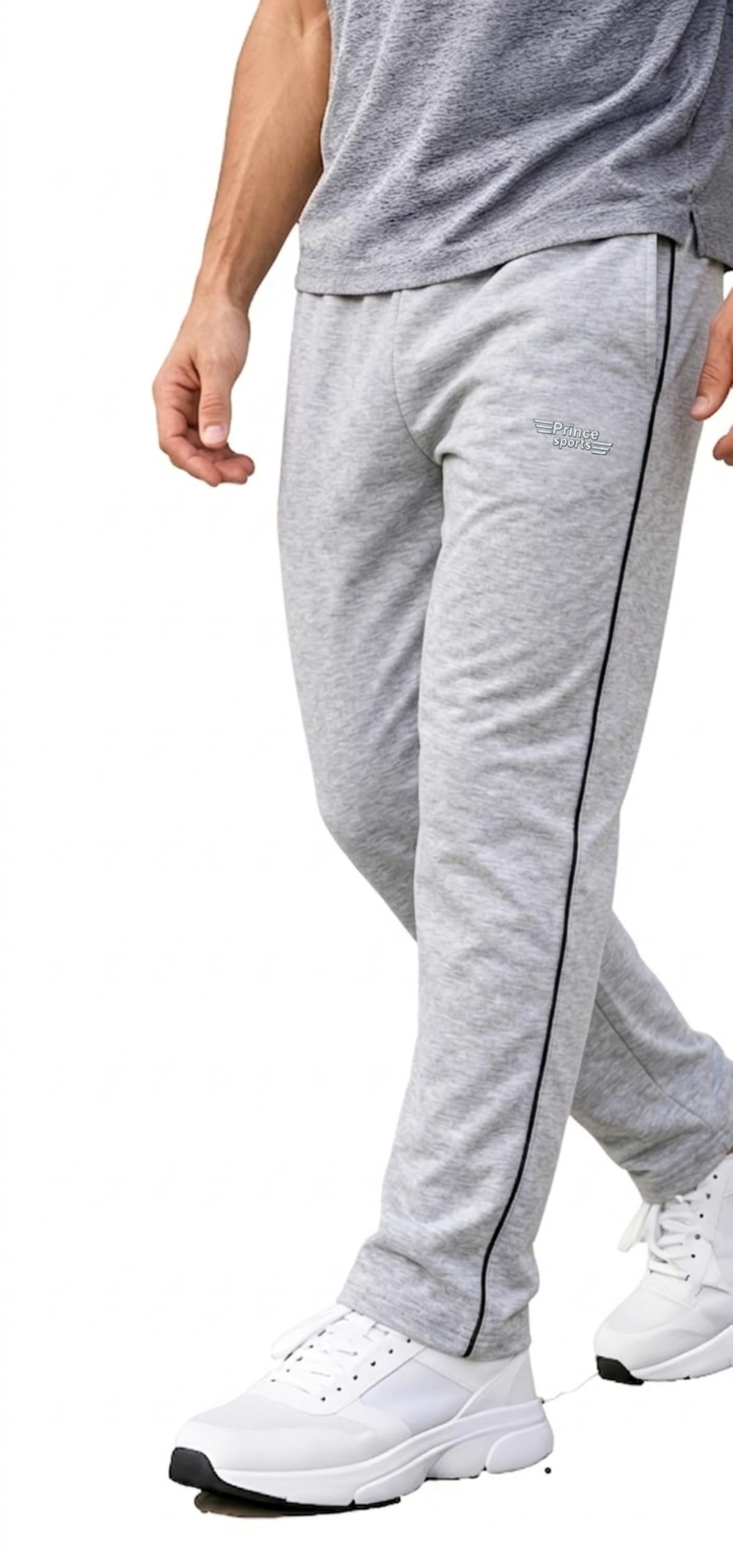 prince sports Men's Cotton Track Pant | Comfortable Regular Fit Lower for Gym, Running, Sports & Casual Wear-picture-55
