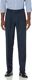 Pantalón de Vestir con Pinzas, de Cintura Expansible y Ajuste Clásico Hombre