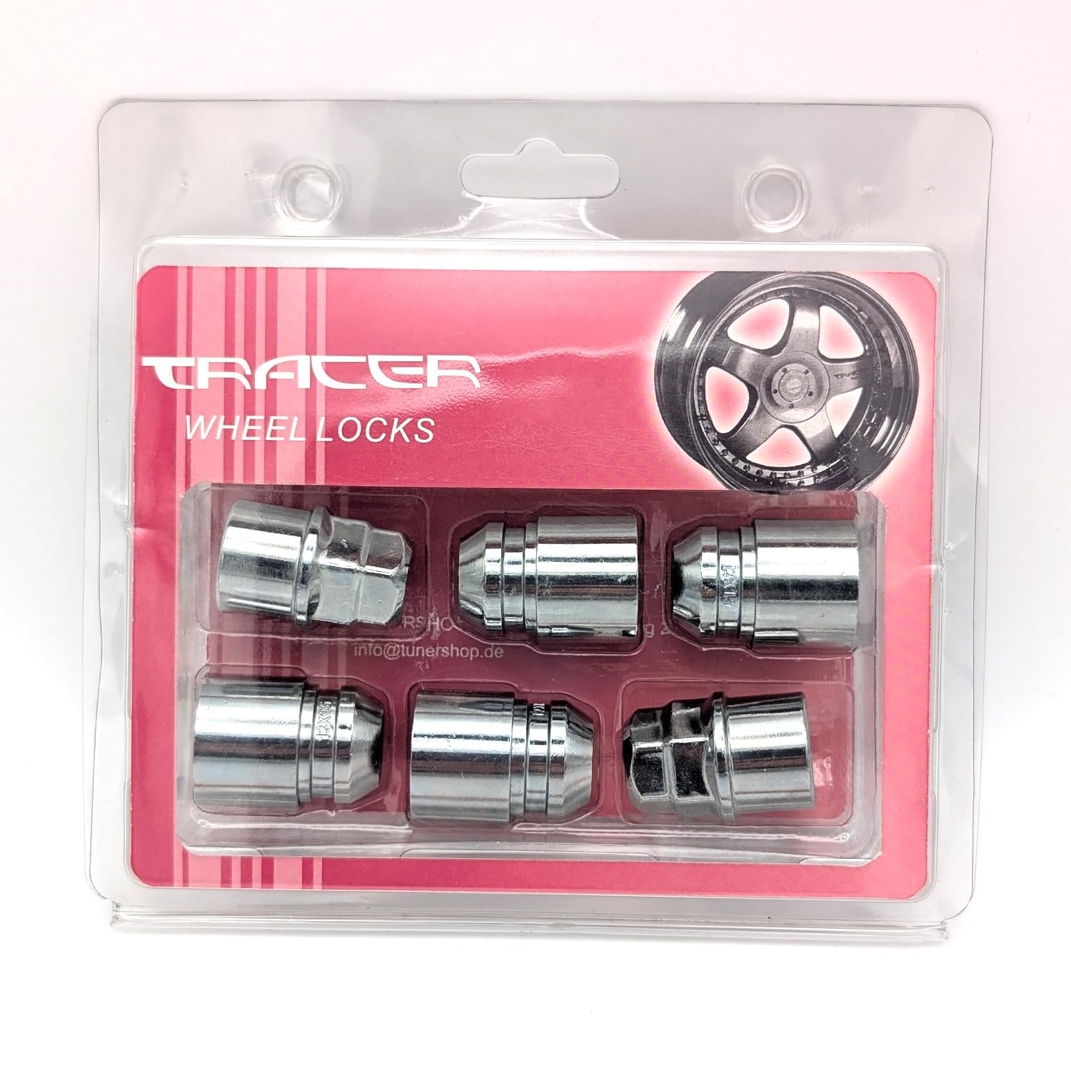 TRACER Nakrętki do felg M12 x 1,5 – ściągacz stożkowy 60° – długość 34 mm, rozmiar klucza 19/21, kompatybilne z Ford, Chrysler, Toyota, Hyundai, KIA, Honda, Mazda