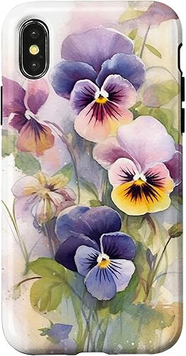Miniatura 7 de iPhone 14 Pro Max Pansies Flowers Floral Bouquet Garden Boho Happy Chic - Funda para mujer
