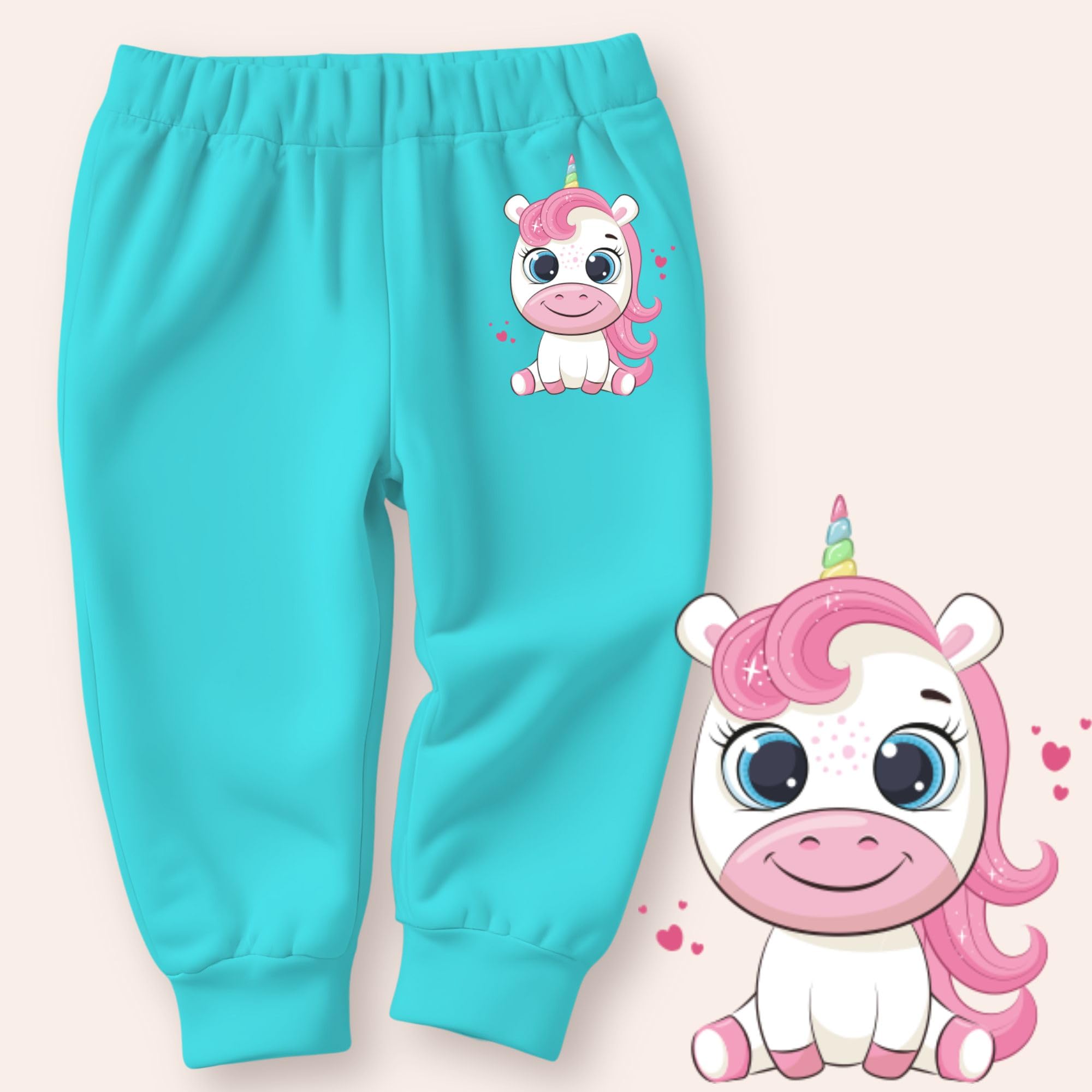 minicult Cotton Kids Pajama Pants with Cute Prints(Safari)(Pack of 3)(3-6 Months) - Image 3 thumbnail