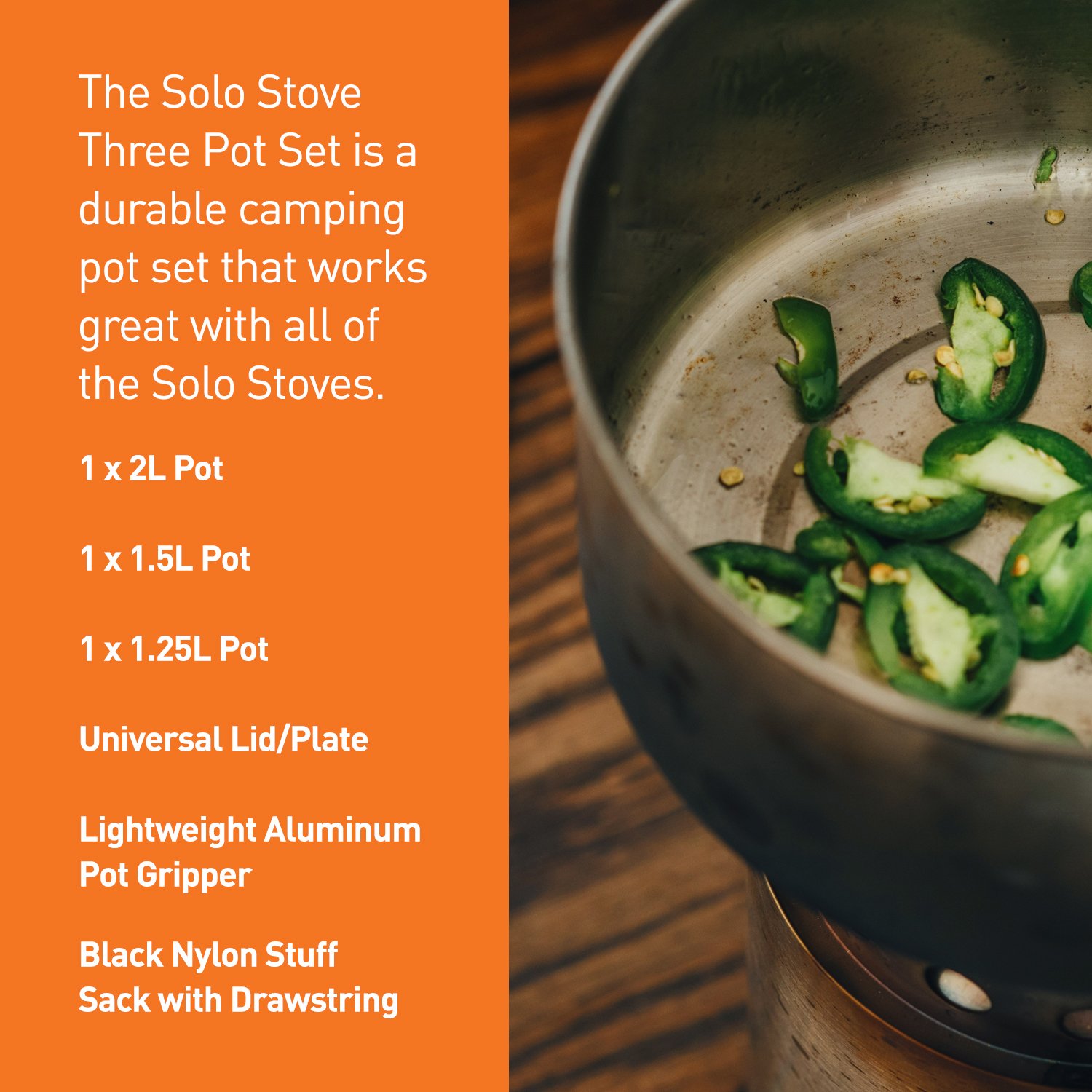 Amazon | Solo Stove ソロストーブ 3ポットセット 日本正規品