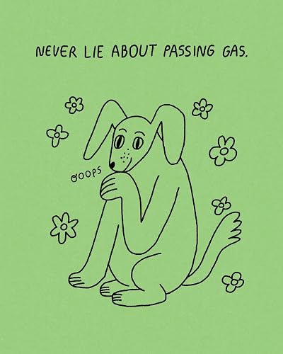 Humor Us Greeting Cards: Just For Laughs - Never lie about passing gas (Pack of 6)
