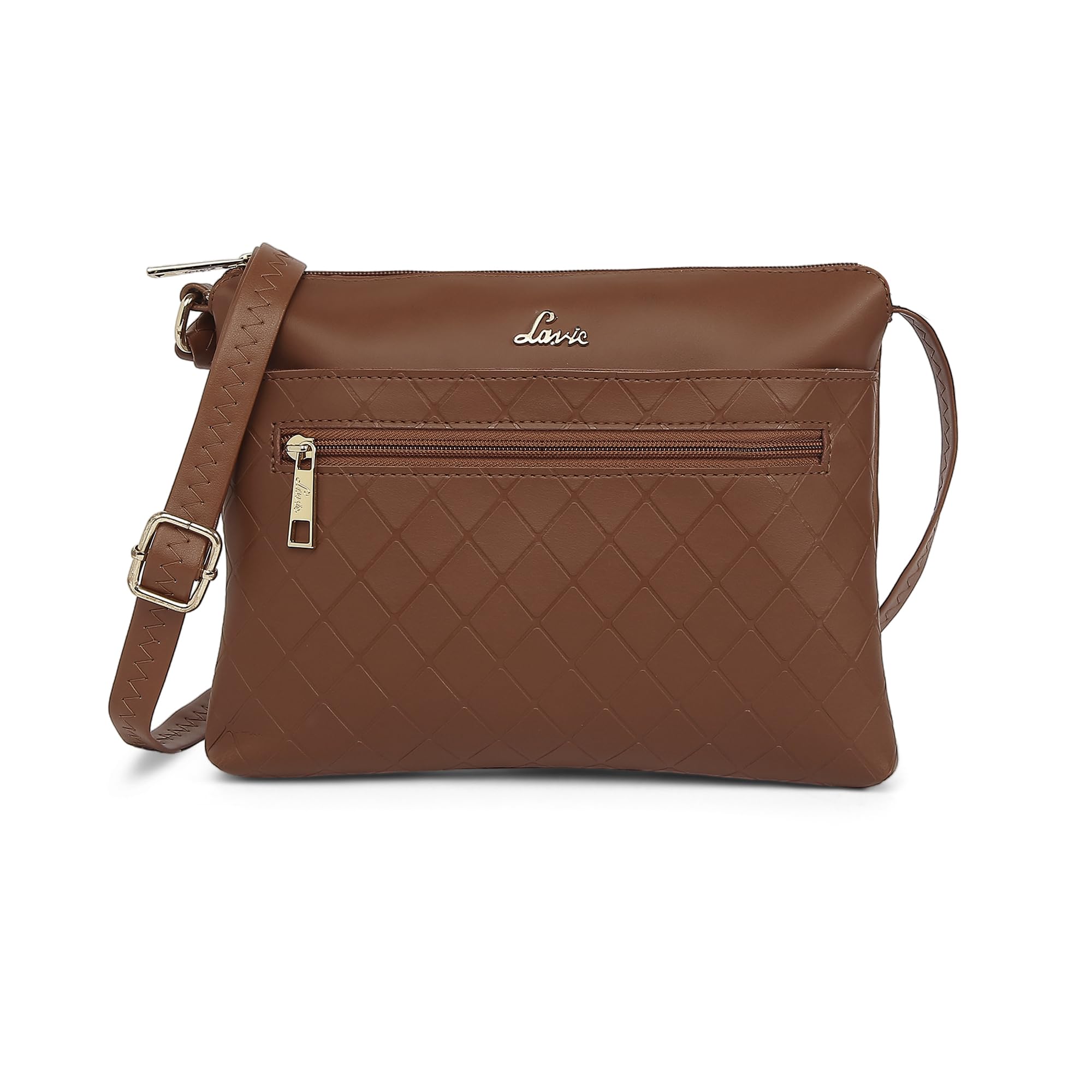 Lavie Womens Slim Top Zip Sling Bag | Ladies Purse Handbag