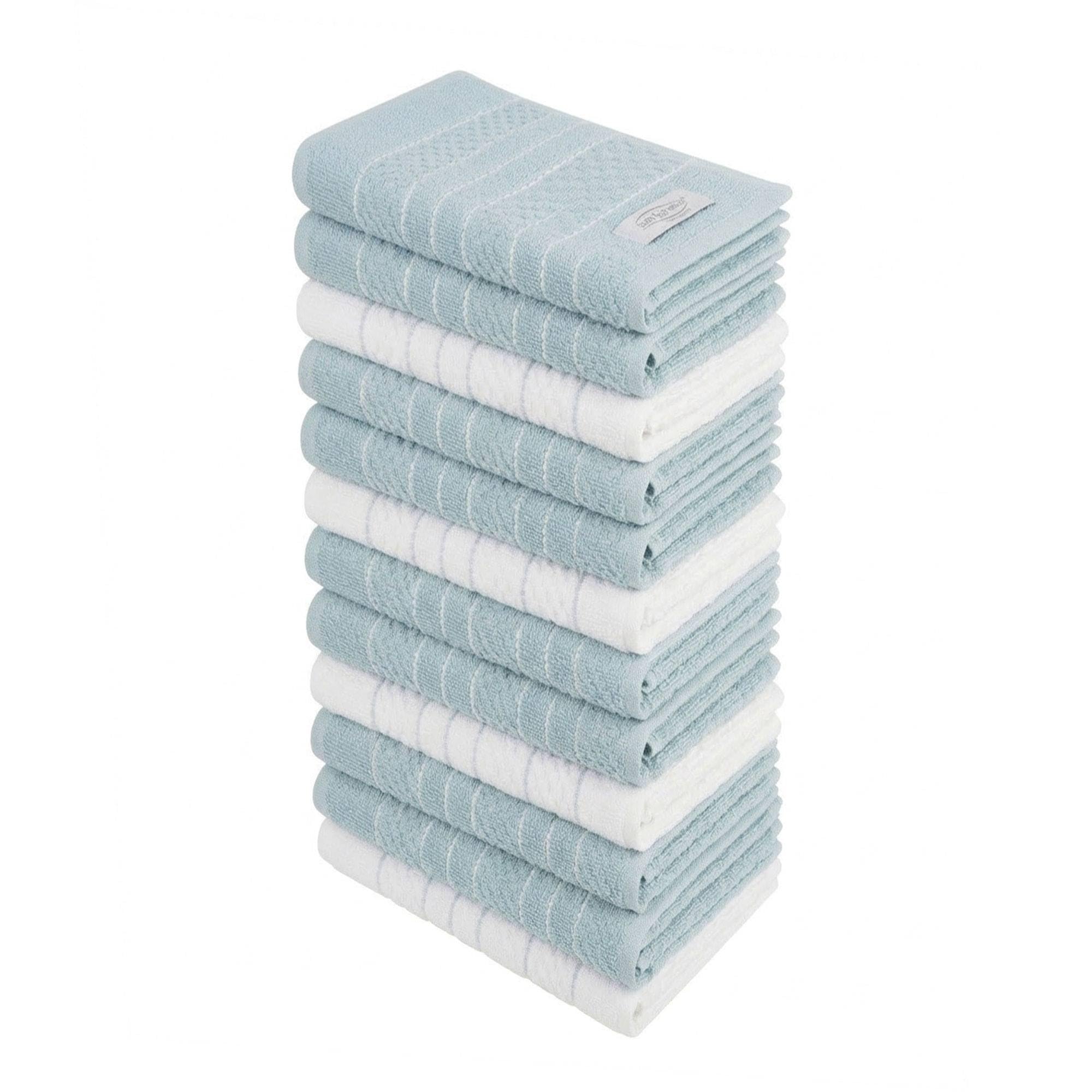 Torchons de cuisine en coton 32x32 cm pour simplifier vos repas