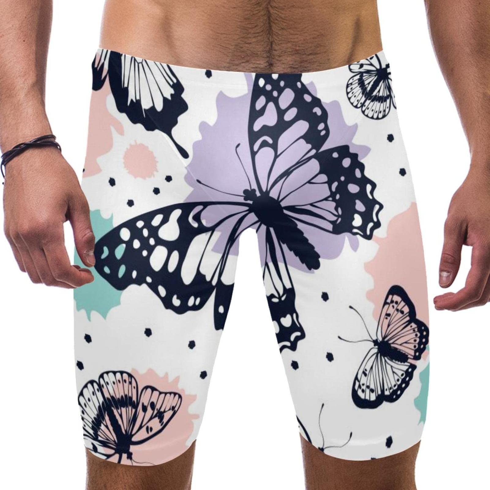Nadar jammers de entrenamiento largos con ajuste cómodo y diseño multicolor 7