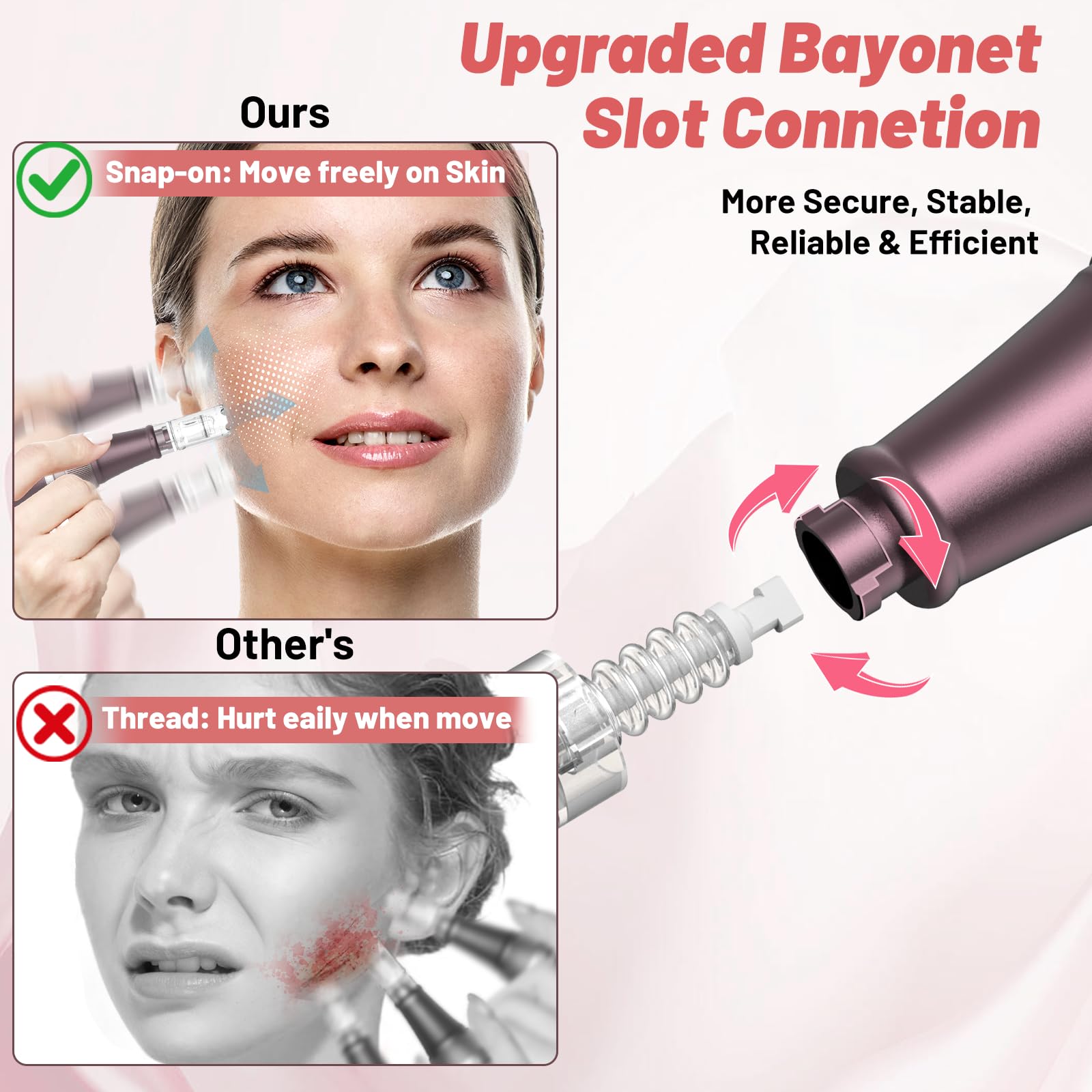 Dr. Pen 2025 A10 Dermapen Profesional, Inalámbrico con 25 Cartuchos, 5 Niveles y Pantalla LED Microneedling Pen para el Crecimiento del Cabello, el Cuidado Facial, Corporal y de la Piel