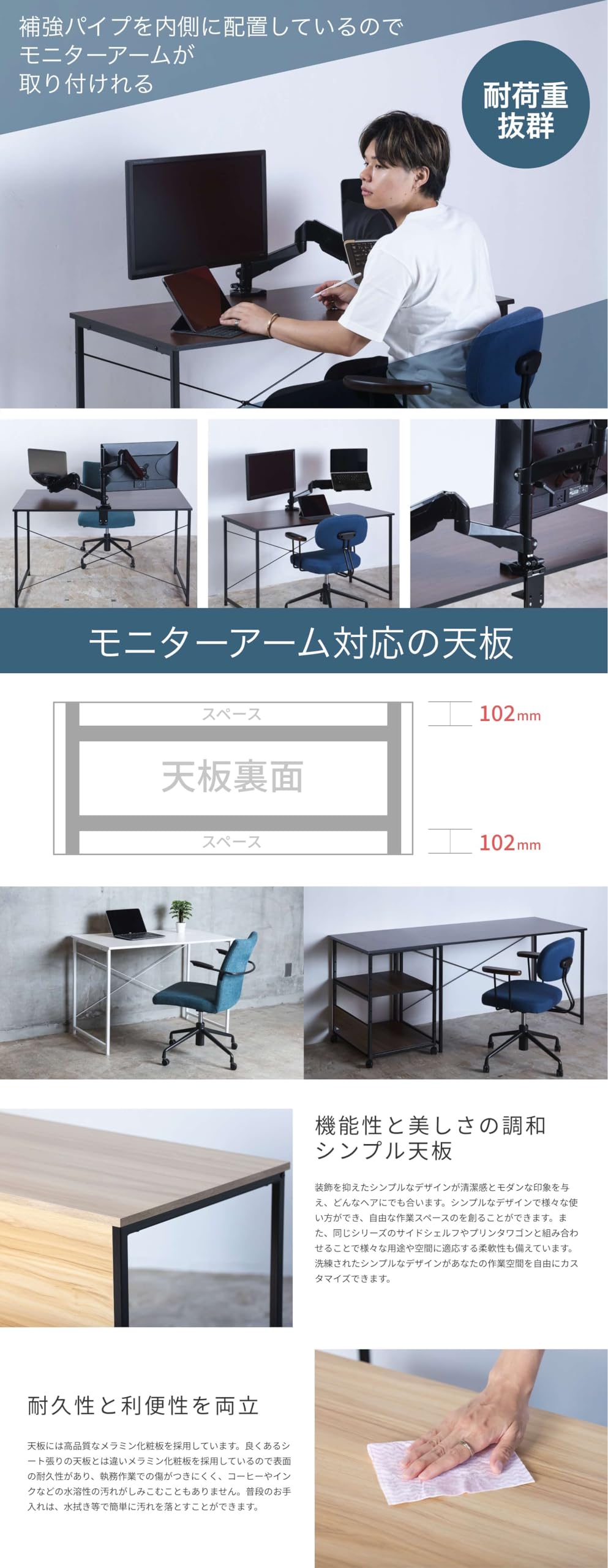 Wisteria ウィステリア デスク 1人用 おしゃれ 120 ブラック Amazon.co.jp: Wisteria ウィステリア デスク 1人用 おしゃれ 木目