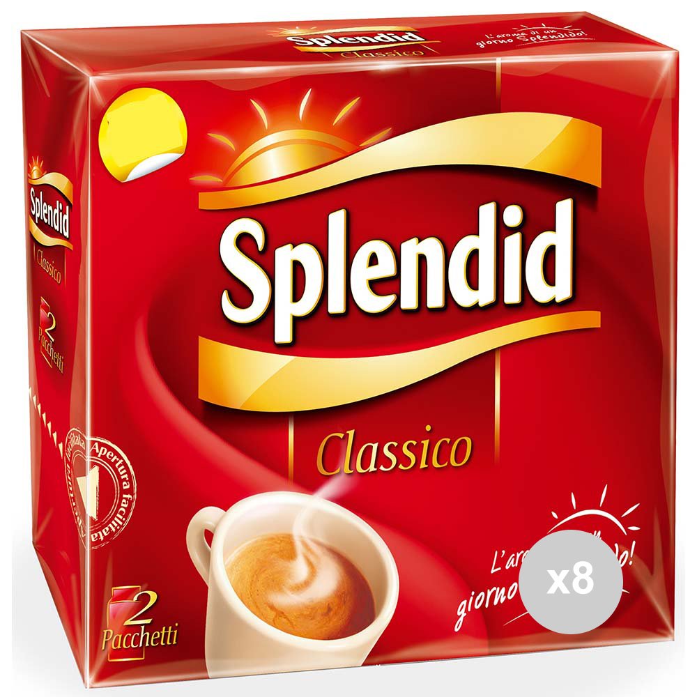 Splendid Set 8 caffè Classico 2 x 250gr Bevanda analcolica, Multicolore, Unica, 8 unità