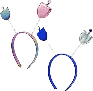 Hanukkah Dreidel Headband - Hanukkah Decorations - Hanukkah Toys (4-Pack)
