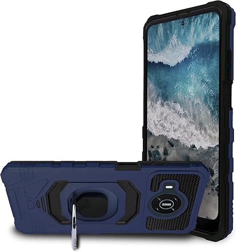 Compatible con Nokia X100 con vidrio templado, protector de cuerpo completo grado militar, soporte magnético para anillo de automóvil, funda disponible en Yaxa Guatemala