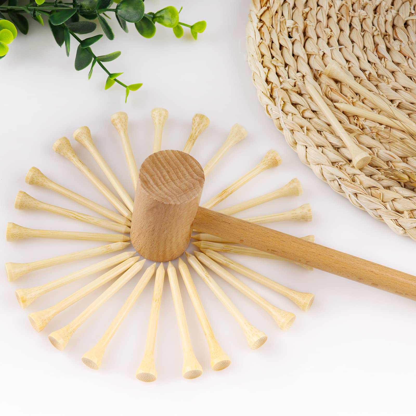 Mazo de madera martillar y golpear juguetes conjunto simulación mazo de madera para niños pequeños martillo falso portátil Montessori juguete martillo y clavos para niños 5
