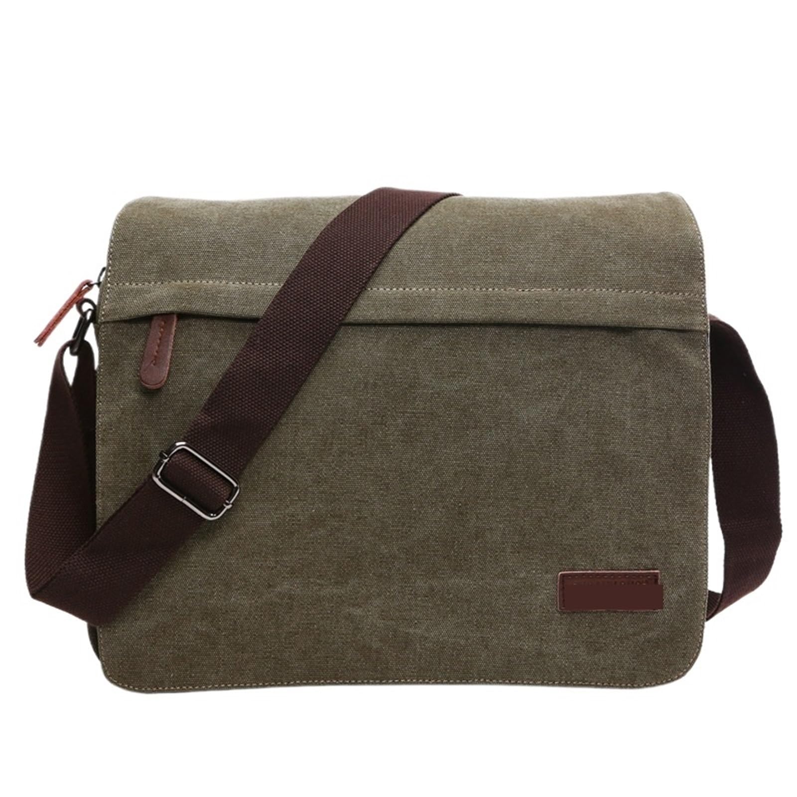 Canvas Messenger Bag Bolso bandolera de lona lisa