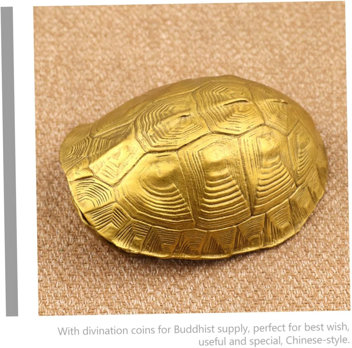 Turtle Shell Coin Decoration Divination Turtle Shell Chinese Style Fortune Telling Coin Home Ornament