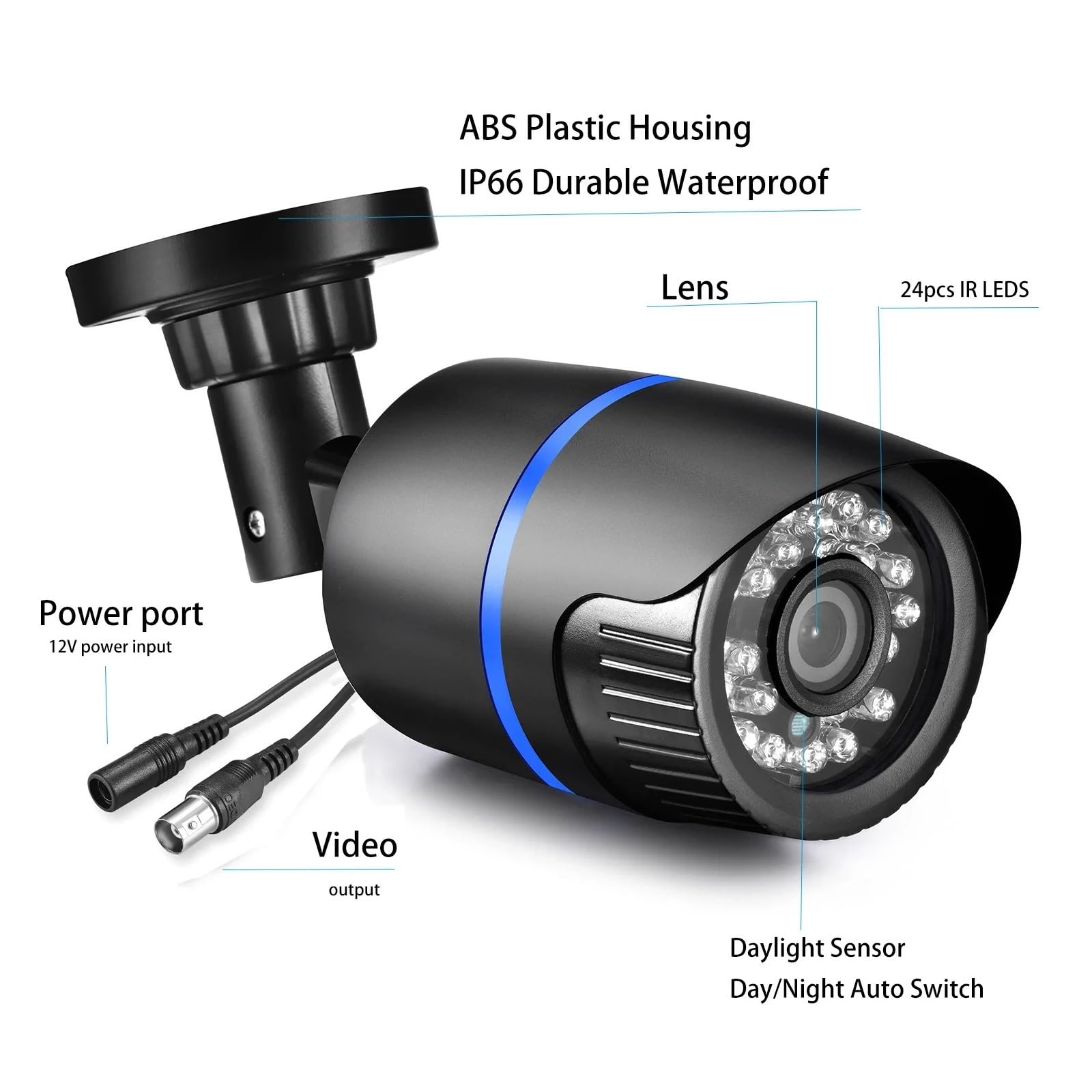 Kit de caméra AHD 8CH/4CH 5MP HD 1080P