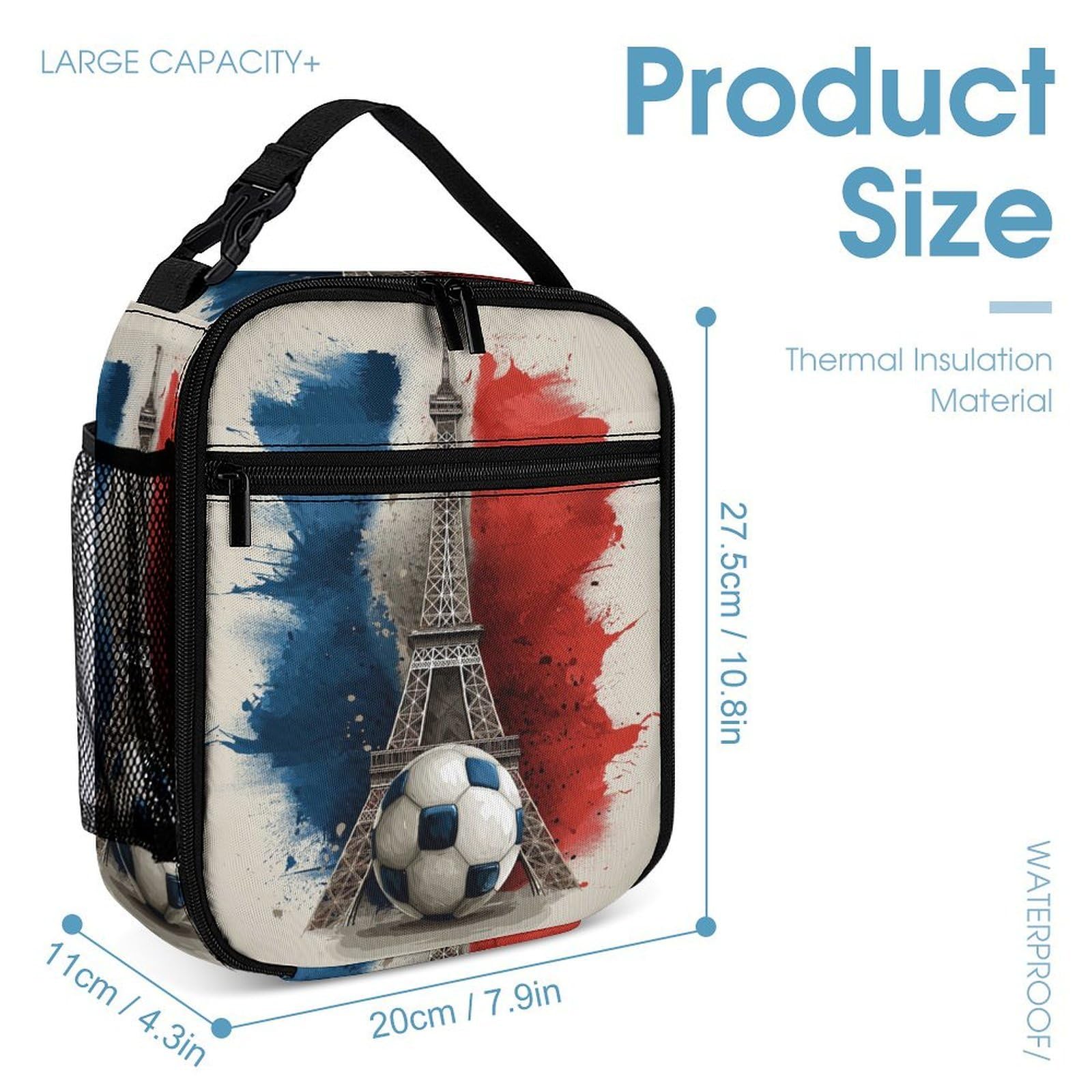 Sac d'École Ballon de Foot Garçon Primaire avec Sac Repas Isotherme et Trousse, Cartable Ballon de Football CP CE1 CE2 Élémentaire