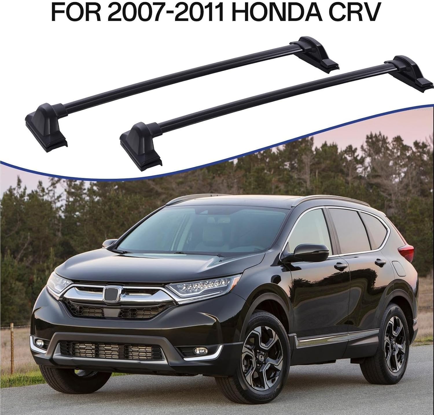 Roof Rack for Car, Roof Rack Cargo Carrier, Aluminum Alloy Car Luggage Rack, Heavy-Duty Roof Rails for Kayak Canoe Surfboard Luggage Fishing Rod Snowboard