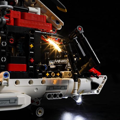 Miniatura 7 de BRIKSMAX Kit de iluminación LED para LEGO-42145 Airbus H175 Rescue Helicopter - Compatible con el modelo de bloques de construcción Lego Technic -