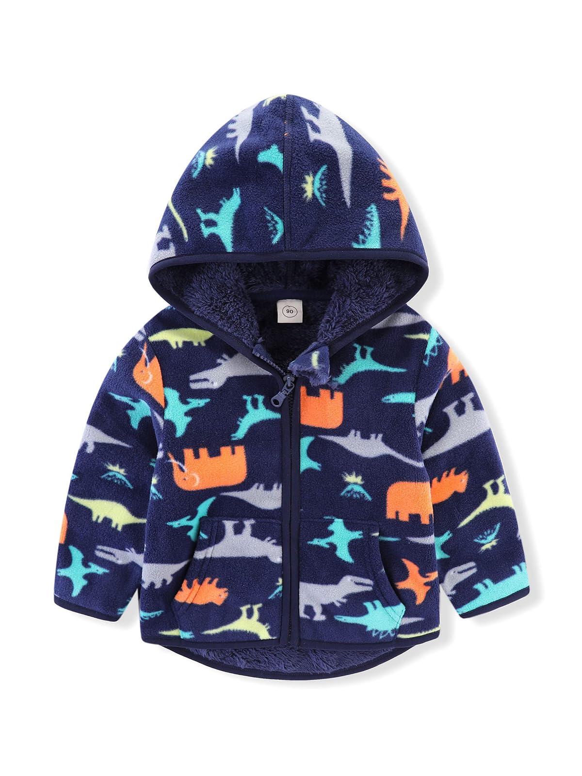 Bebés Niñas Niños Chaqueta Polar con Cremallera Otoño Invierno Abrigo Gruesa Ropa Caliente Para Niños Pequeños