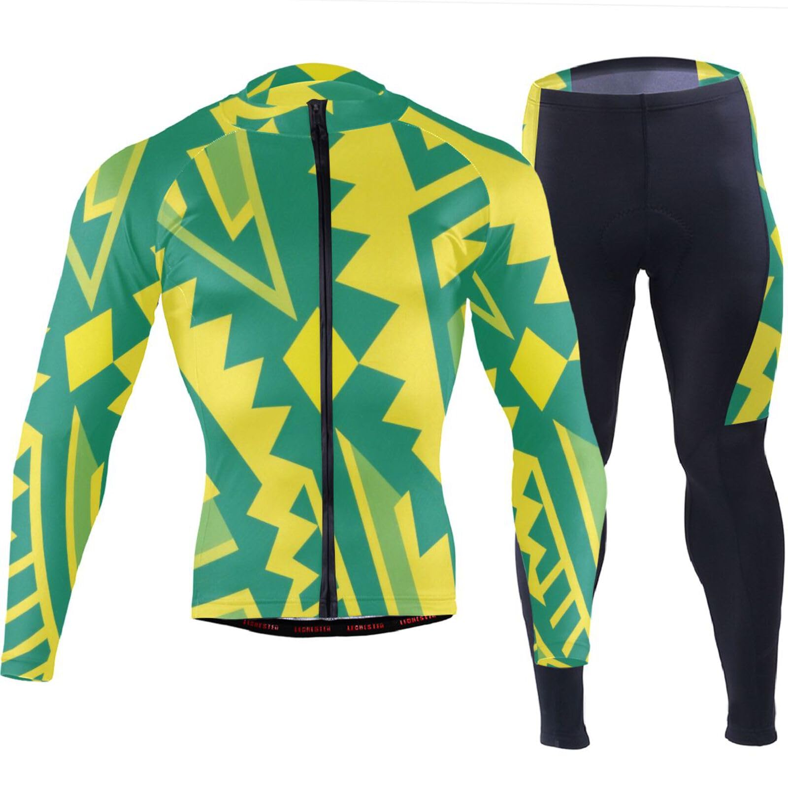 Herren Radtrikot mit Taschen, schnelltrocknend, Mountainbike-Shirts für 3D-gepolstert