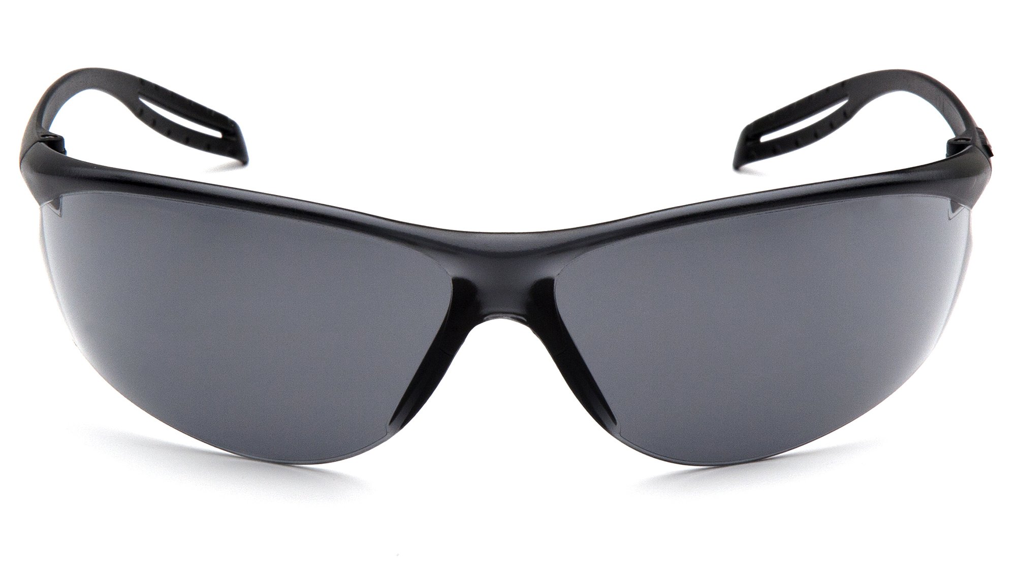 Pyramex Safety s9720st Neshoba gafas de seguridad, marco negro, gris lente antivaho, gris lente